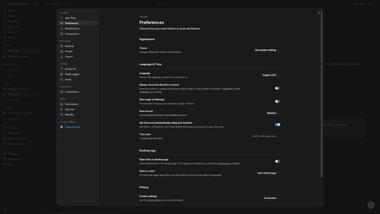 Settings preferences — the densest setting row page across all audits