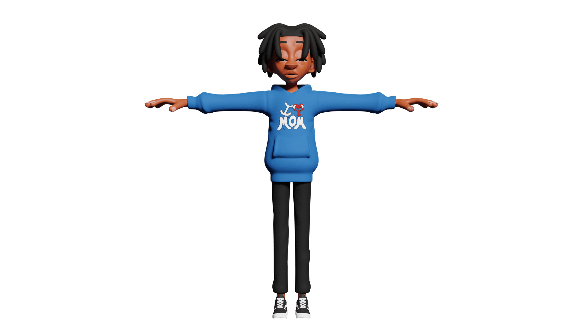 Bluboy Character Front